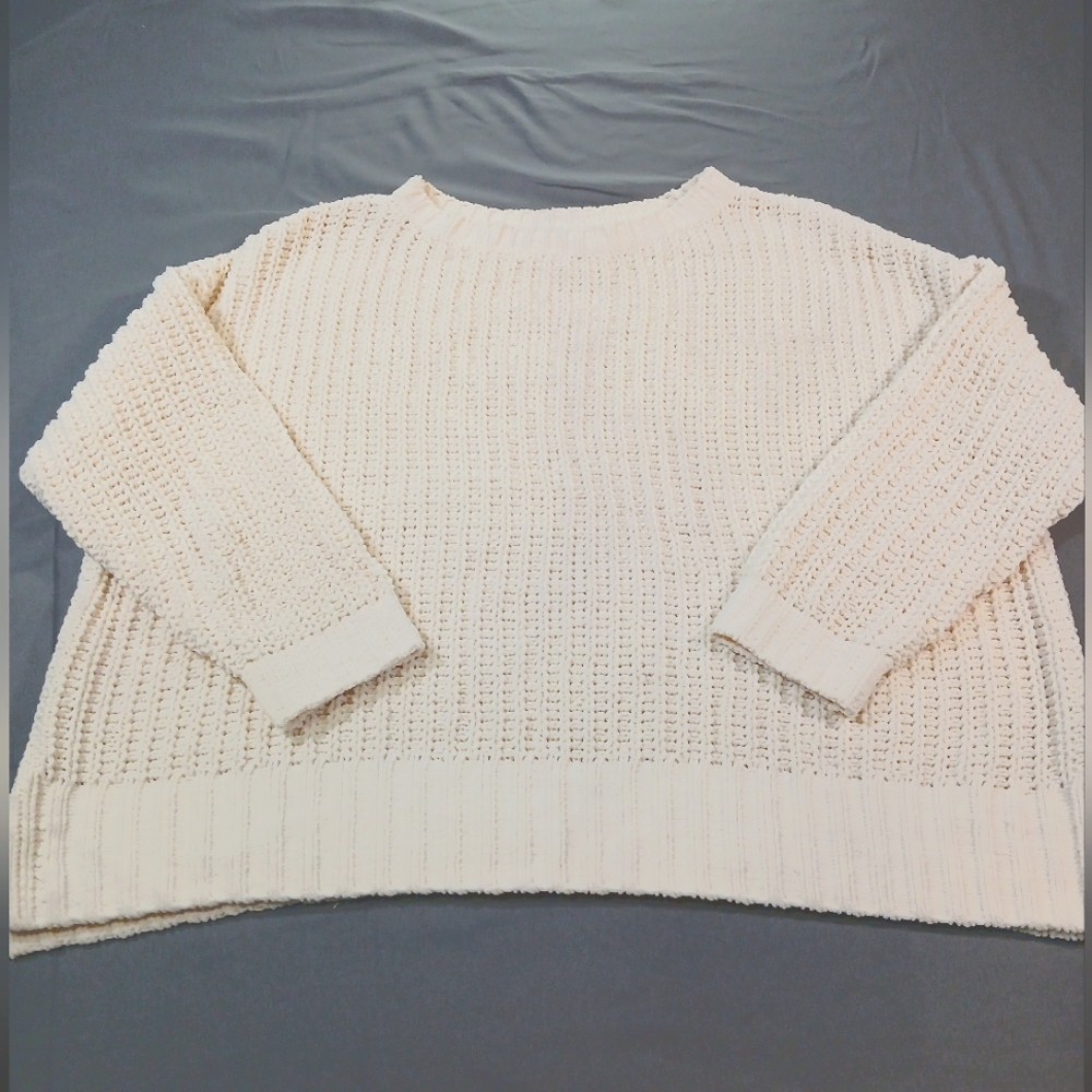 American Eagle Cable Knit  Sweater Womens S Off-white/ Cream